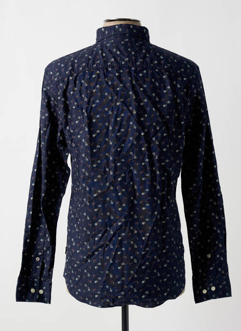 Chemise manches longues bleu JACK & JONES pour homme