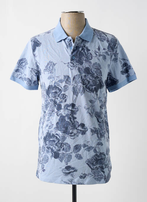 Polo bleu JACK & JONES pour homme