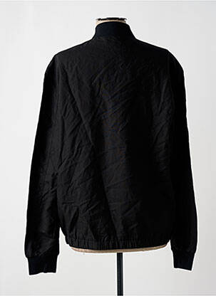 Blouson col v noir MANGO femme