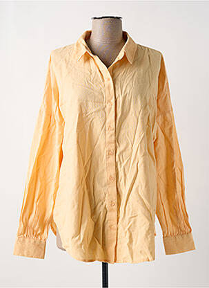 Chemisier coupe fluide manches longues orange VILA femme