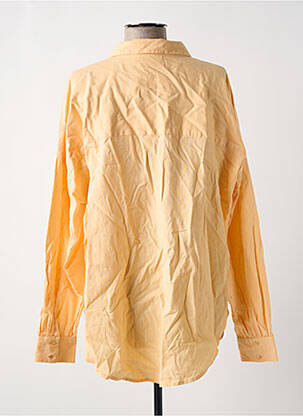 Chemisier coupe fluide manches longues orange VILA femme