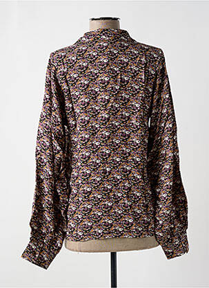 Blouse imprimé fleurs manches longues violet LE FABULEUX MARCEL DE BRUXELLES femme
