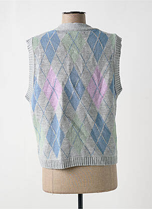 Gilet sans manche coupe droite gris ONLY femme