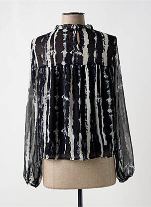 Blouse légère et transparente manches longues noir ONLY femme