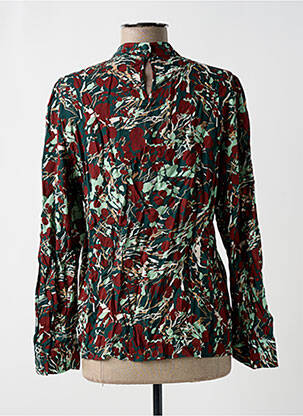 Blouse imprimé fantaisie manches longues vert DEUX. BY ELINE DE MUNCK femme