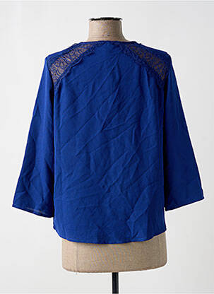 Blouse manches longues manches longues bleu VERO MODA femme