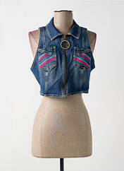 Gilet sans manche bleu OLGA LEYERS pour femme seconde vue