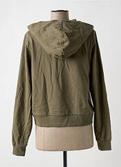 Sweat-shirt à capuche vert NOISY MAY pour femme seconde vue