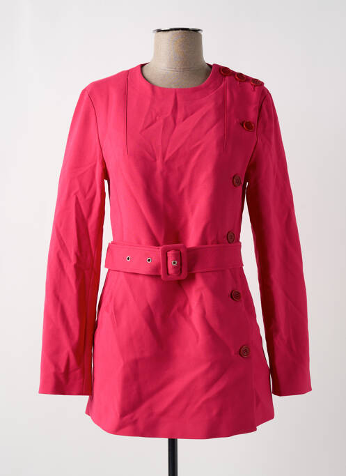 Veste chic col rond rose DEUX. BY ELINE DE MUNCK femme