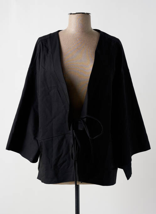 Veste kimono manches longues noir DEUX. BY ELINE DE MUNCK femme