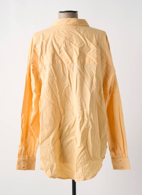 Chemisier coupe fluide manches longues orange VILA femme