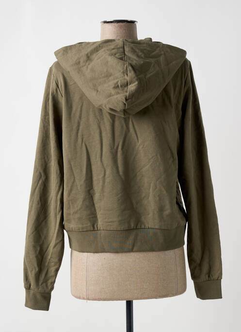 Sweat-shirt à capuche vert NOISY MAY pour femme