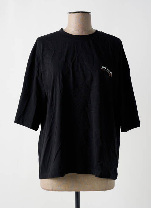 T-shirt noir TOURIST LEMC pour femme