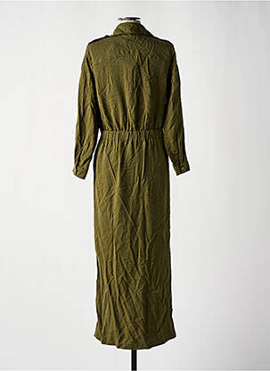 Robe longue manches longues manches longues vert ASTRID BLACK LABEL femme