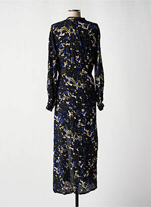 Robe longue manches longues manches longues bleu DEUX. BY ELINE DE MUNCK femme