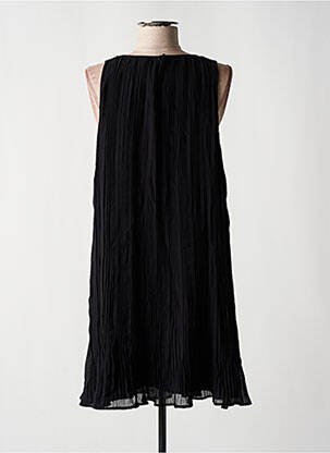 Robe courte sans manche sans manche noir MANGO femme
