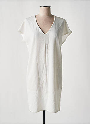 Robe courte manches courtes manches courtes blanc LE FABULEUX MARCEL DE BRUXELLES femme