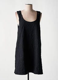 Robe courte sans manche sans manche noir MANGO femme