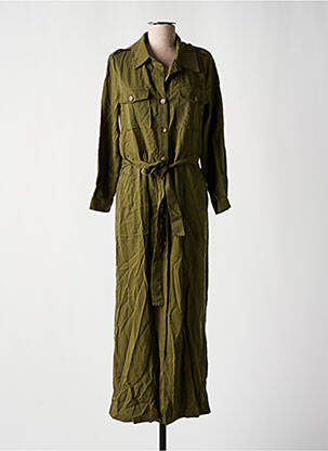 Robe longue vert ASTRID BLACK LABEL pour femme