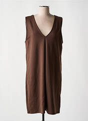 Robe mi-longue marron ONLY pour femme seconde vue