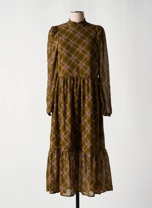 Robe mi-longue manches longues manches longues vert LE FABULEUX MARCEL DE BRUXELLES femme