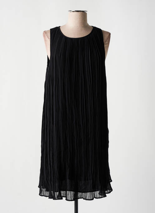 Robe courte sans manche sans manche noir MANGO femme