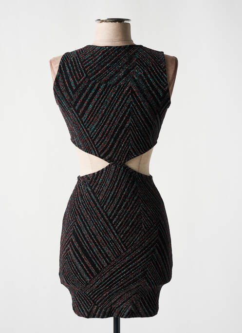 Robe courte manches longues manches longues noir SUBDUED femme