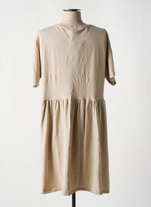 Robe mi-longue beige NOISY MAY pour femme