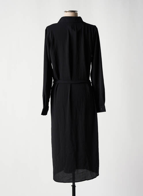 Robe mi-longue noir JACQUELINE DE YONG pour femme