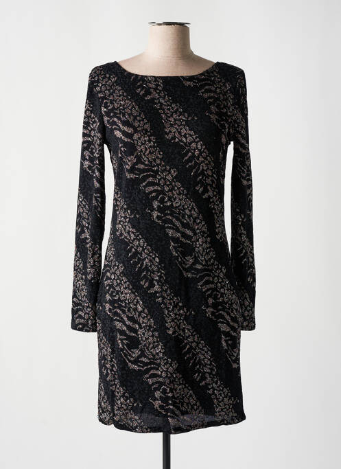 Robe mi-longue noir MORGAN pour femme