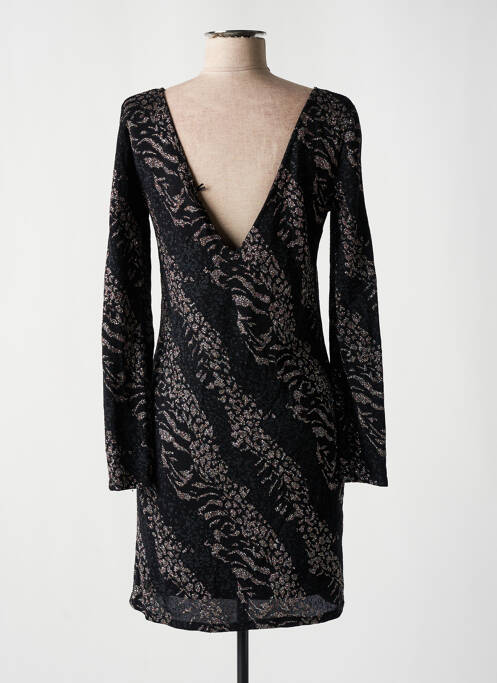 Robe mi-longue noir MORGAN pour femme