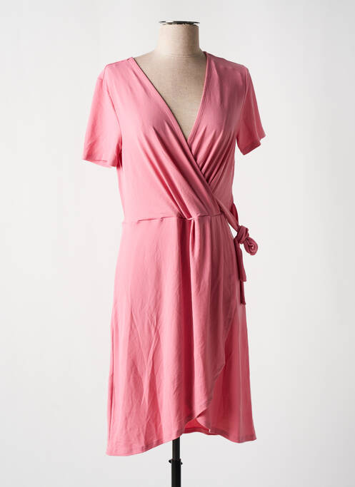 Robe mi-longue rose VILA pour femme