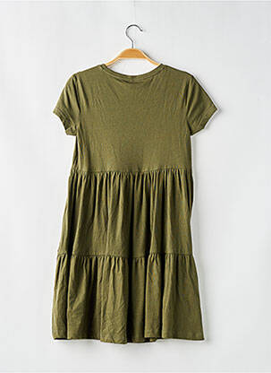 Robe mi-longue manches courtes manches courtes vert KIDS ONLY fille