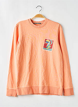 Sweat-shirt stretch manches longues orange JACK & JONES garçon