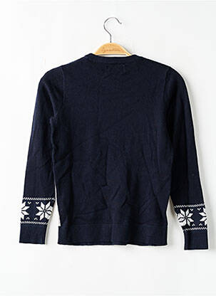 Pull imprimé fantaisie manches longues bleu JACK & JONES garçon