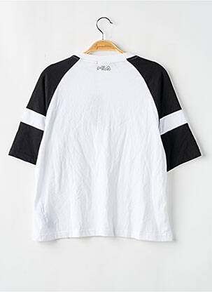 T-shirt stretch manches courtes blanc FILA fille