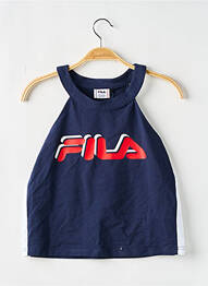 Débardeur coupe cintrée sans manche bleu FILA fille