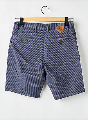 Bermuda tissage popeline taille normale bleu LE FABULEUX MARCEL DE BRUXELLES homme