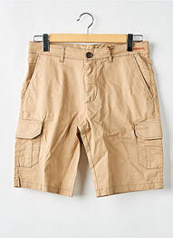 Bermuda multipoches taille normale marron LE FABULEUX MARCEL DE BRUXELLES homme