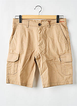 Bermuda multipoches taille normale marron LE FABULEUX MARCEL DE BRUXELLES homme