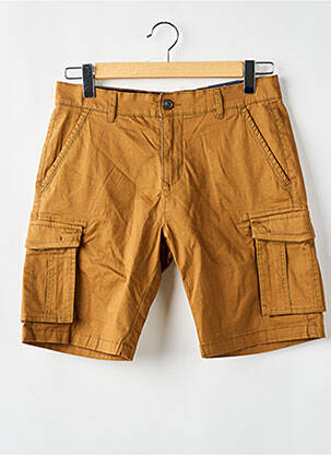 Bermuda multipoches taille normale jaune BRUCE & BUTLER  homme