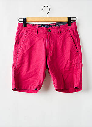 Short tissage popeline taille normale rose BRUCE & BUTLER  homme