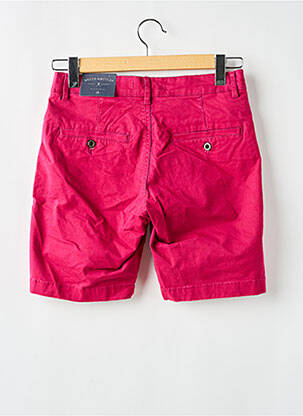Short tissage popeline taille normale rose BRUCE & BUTLER  homme