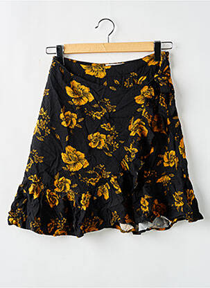 Jupe courte fermeture zip latéral noir CLOUDS OF FASHION BY LAURENTINE femme