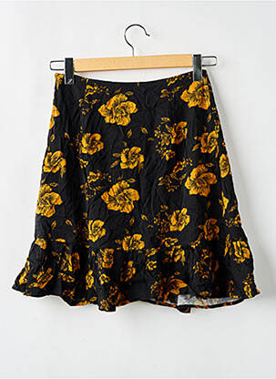Jupe courte fermeture zip latéral noir CLOUDS OF FASHION BY LAURENTINE femme
