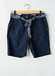 Bermuda taille à pinces taille normale bleu TOM TAILOR femme