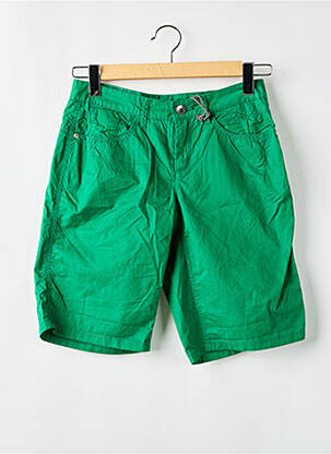 Bermuda tissage popeline taille normale vert STREET ONE homme