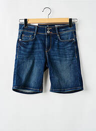 Bermuda slim taille normale bleu TOM TAILOR femme