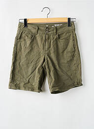 Bermuda slim taille normale vert TOM TAILOR femme