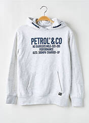 Sweat-shirt à capuche gris PETROL INDUSTRIES pour garçon seconde vue